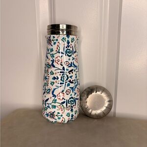 S’well Traveler 16oz Stainless Steel Insulated Bottle – Blue Cornflower Floral